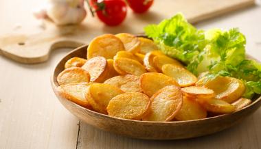 Rondelles de pomme de terre cuisson sous vide, Recette