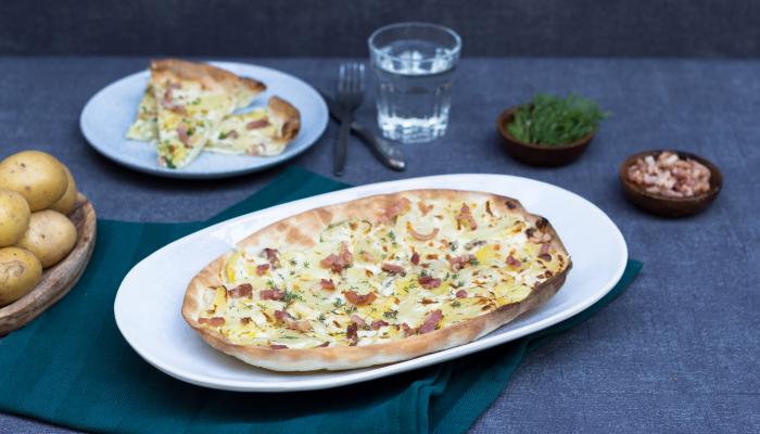 Gratin Flammkuchen